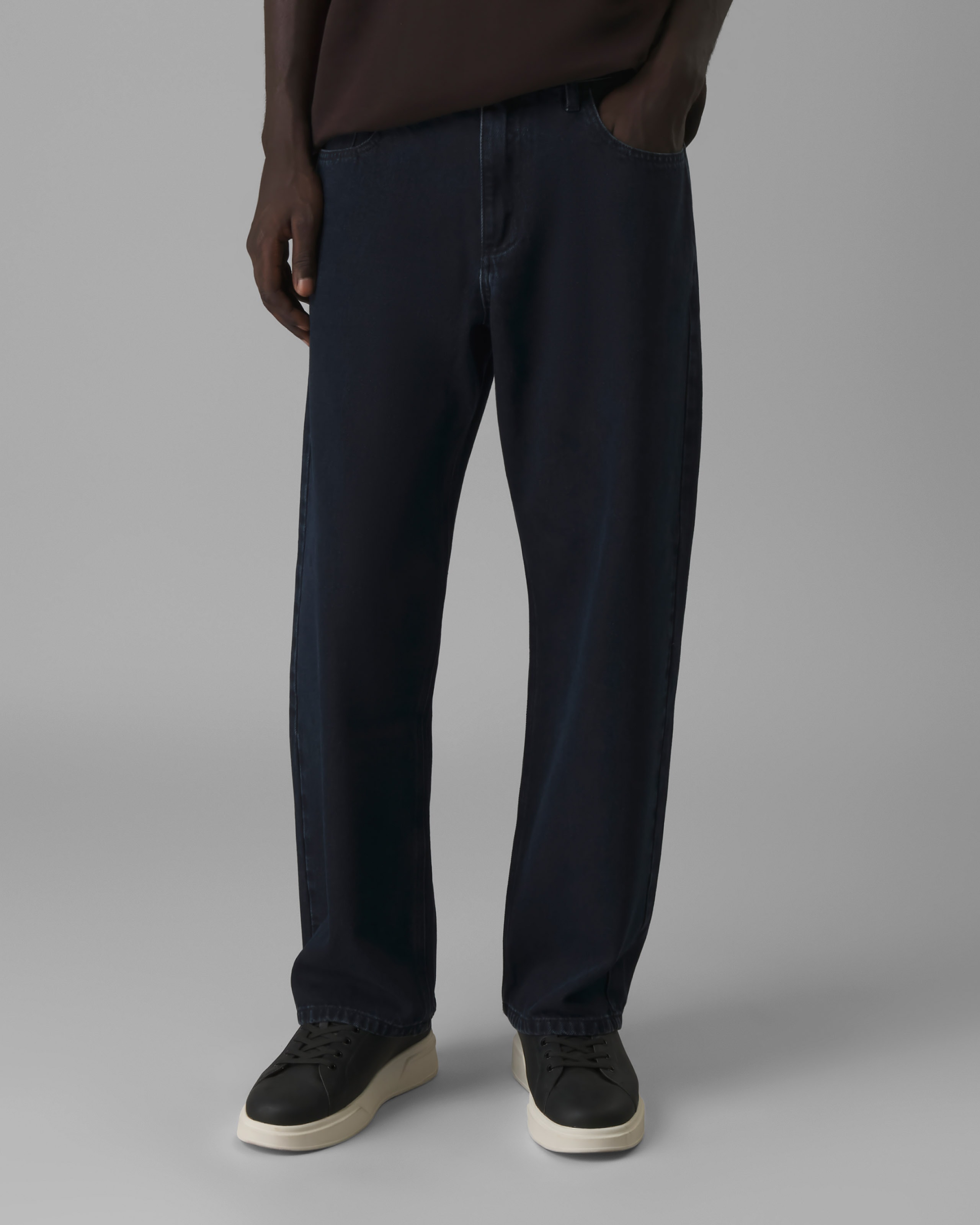 Calça Beta Jeans Relaxed Escura