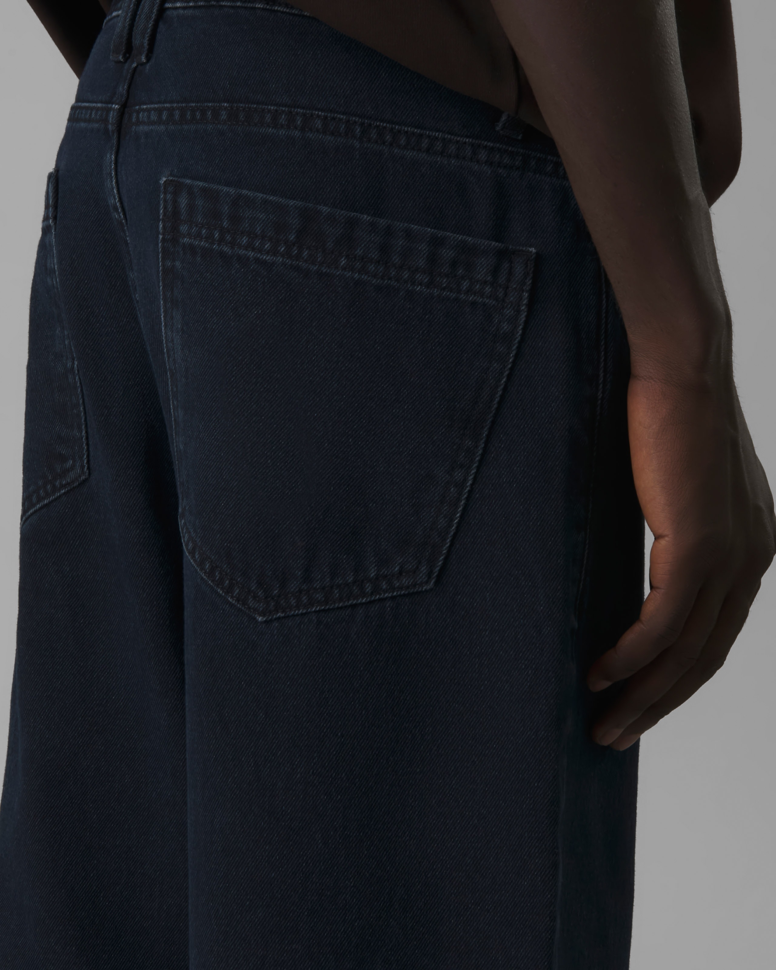 Calça Beta Jeans Relaxed Escura