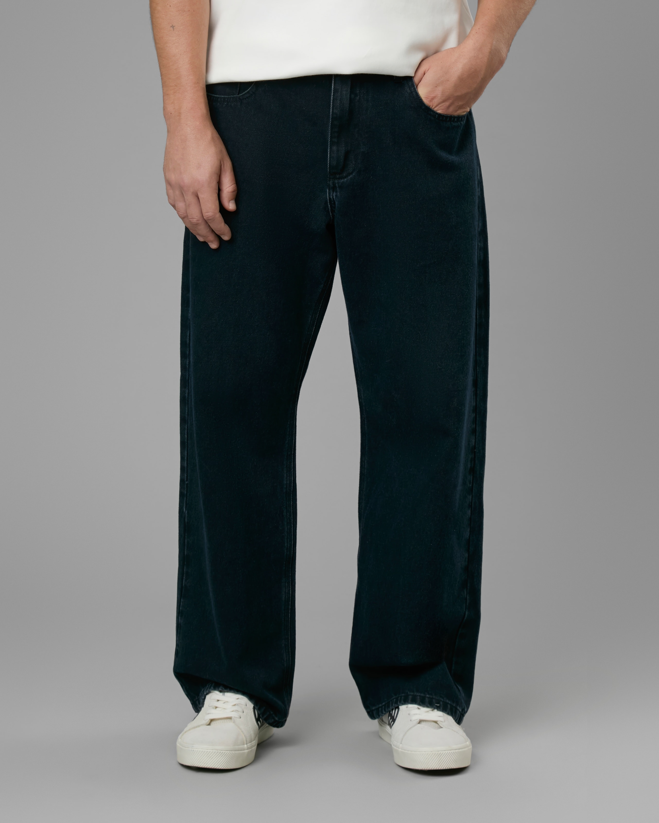 Calça Beta Jeans Relaxed Escura