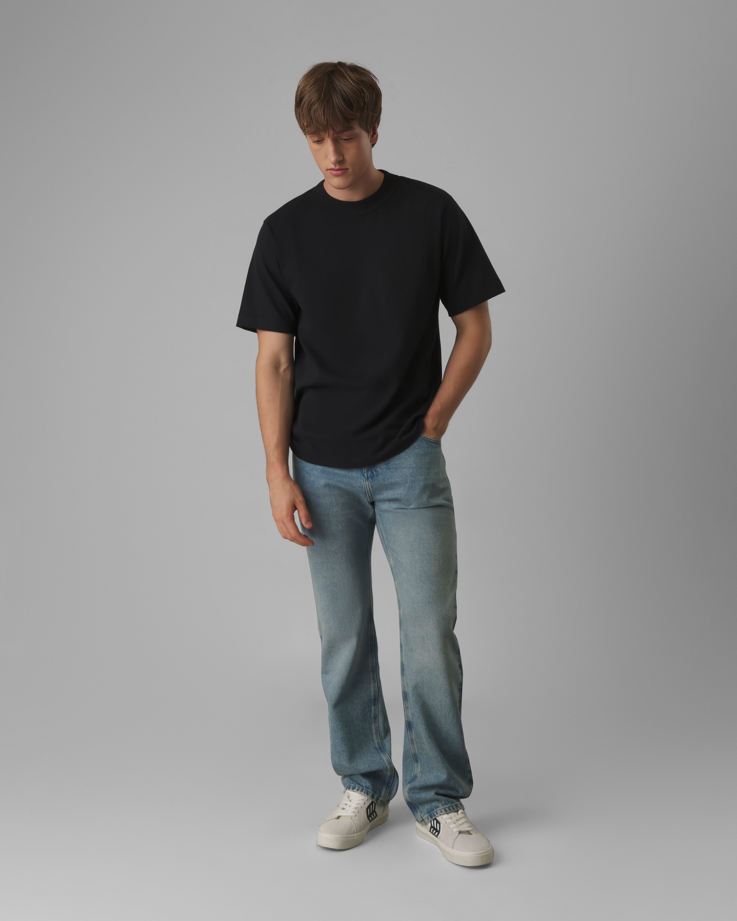 Calça Beta Jeans Reta Clara