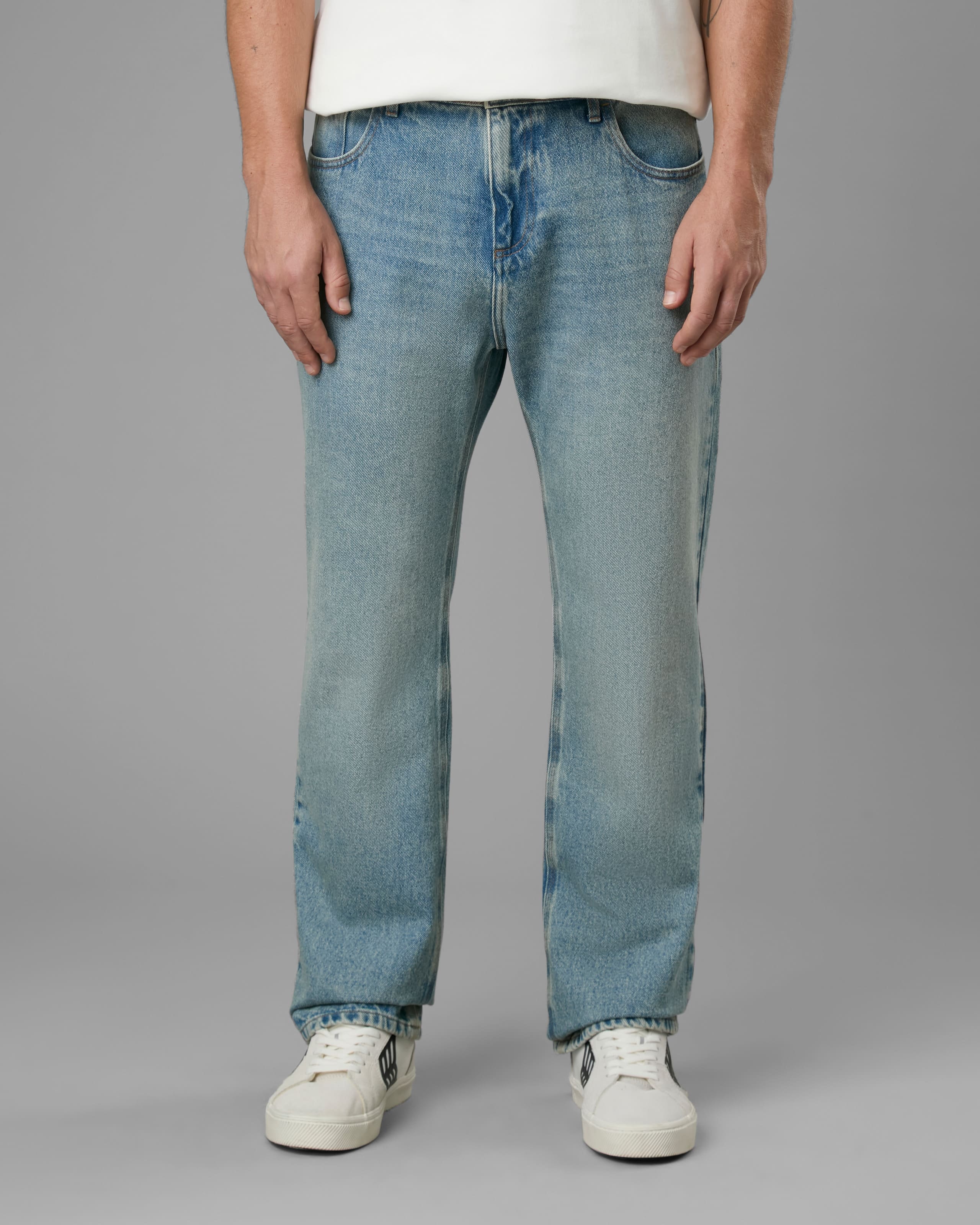 Calça Beta Jeans Reta Clara