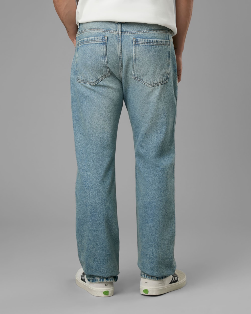 Calça Beta Jeans Reta Clara