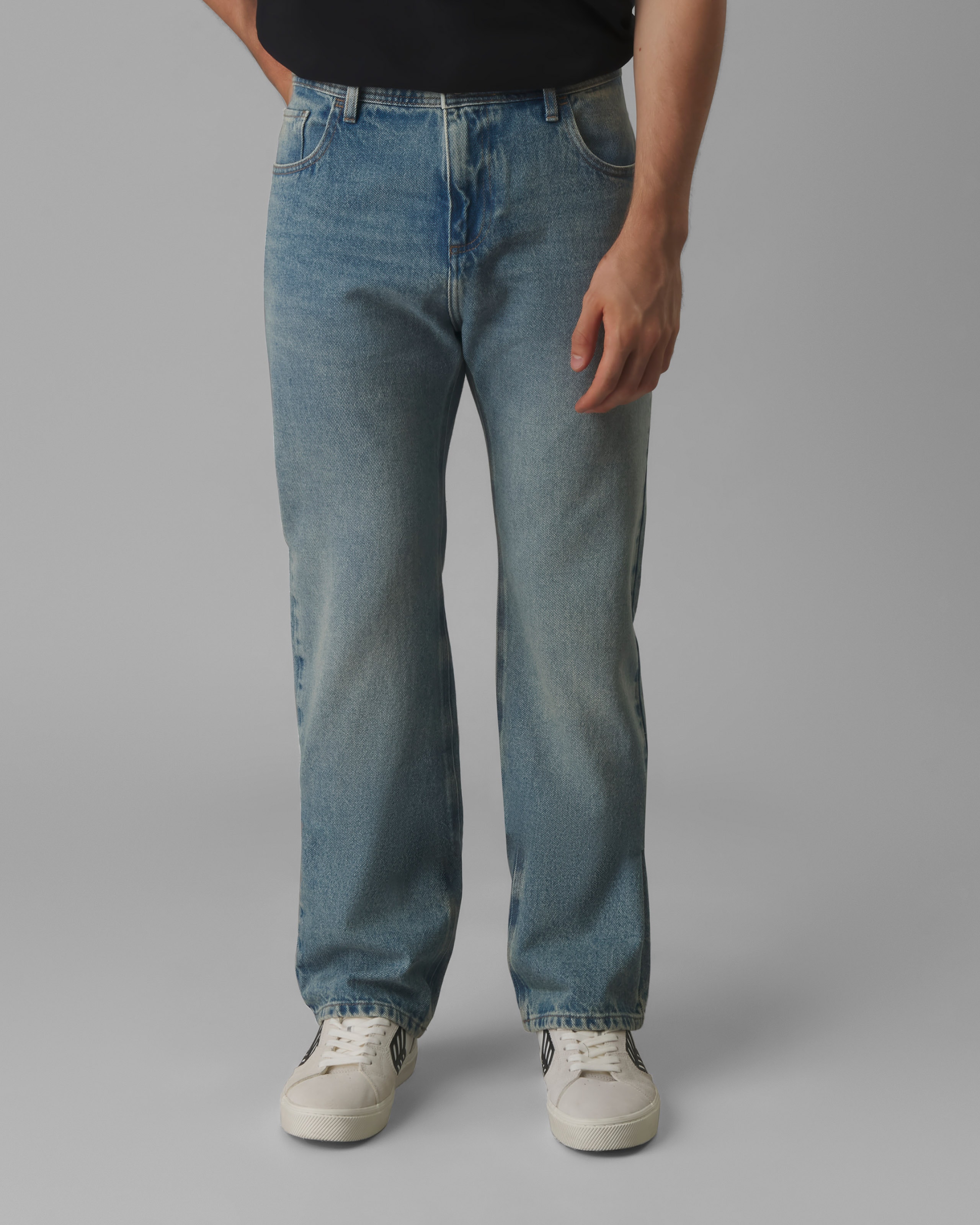 Calça Beta Jeans Reta Clara