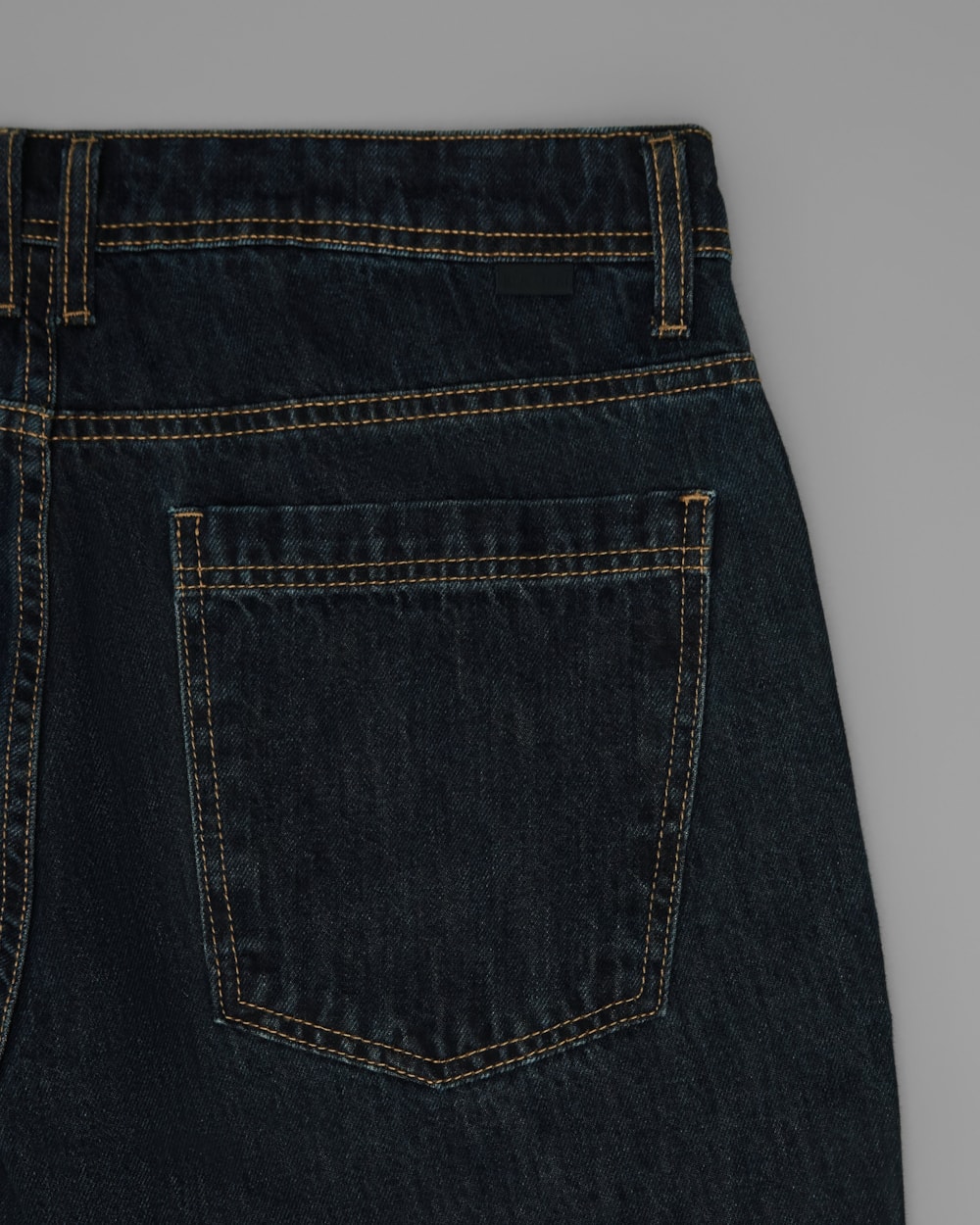 Calça Beta Jeans Reta Escura 100% Algodão