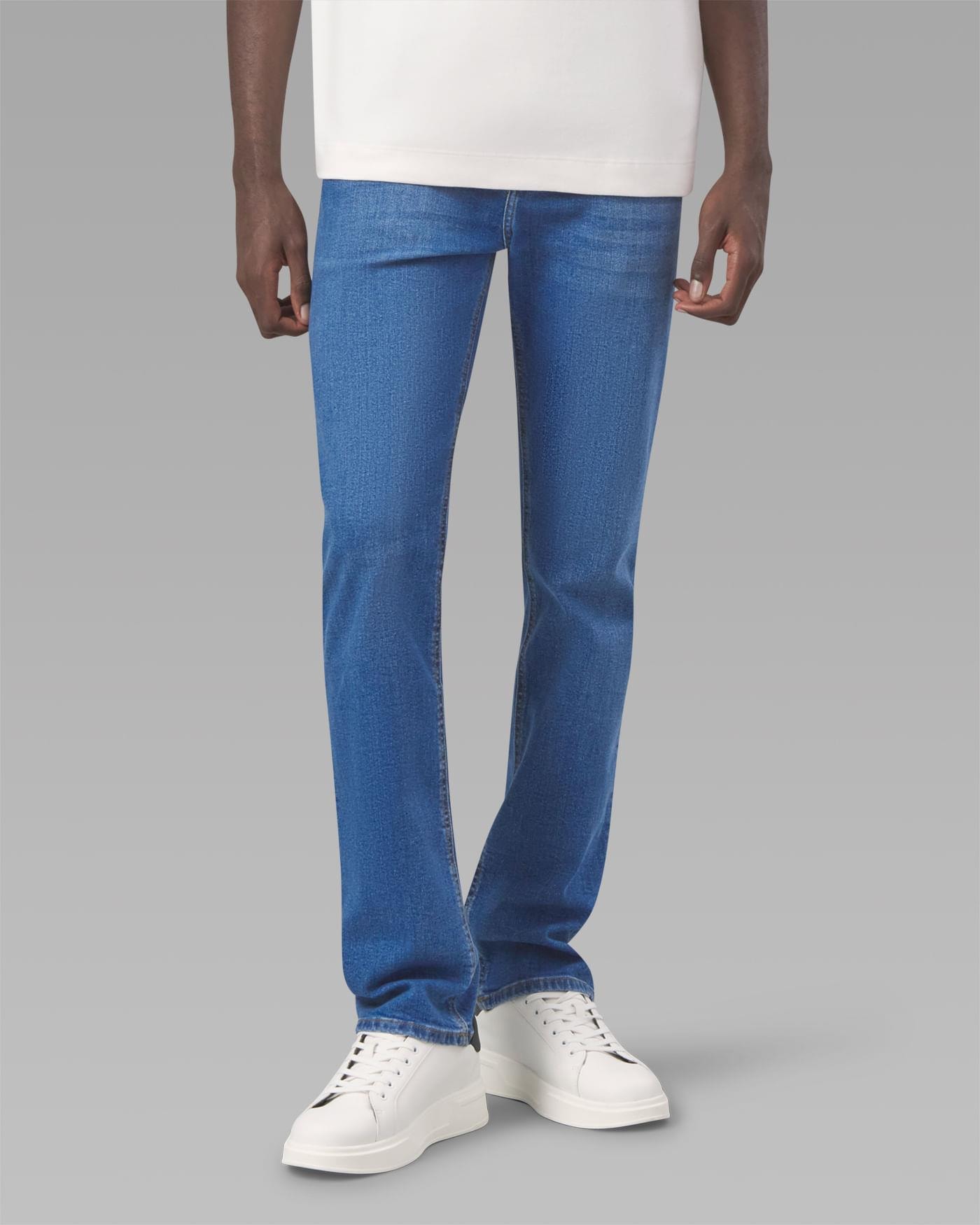 Calça Beta Jeans Reta Média