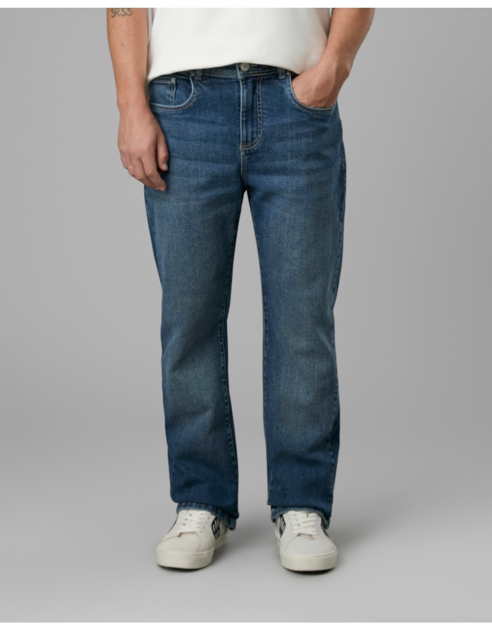 Calça beta jeans reta média-azul-36