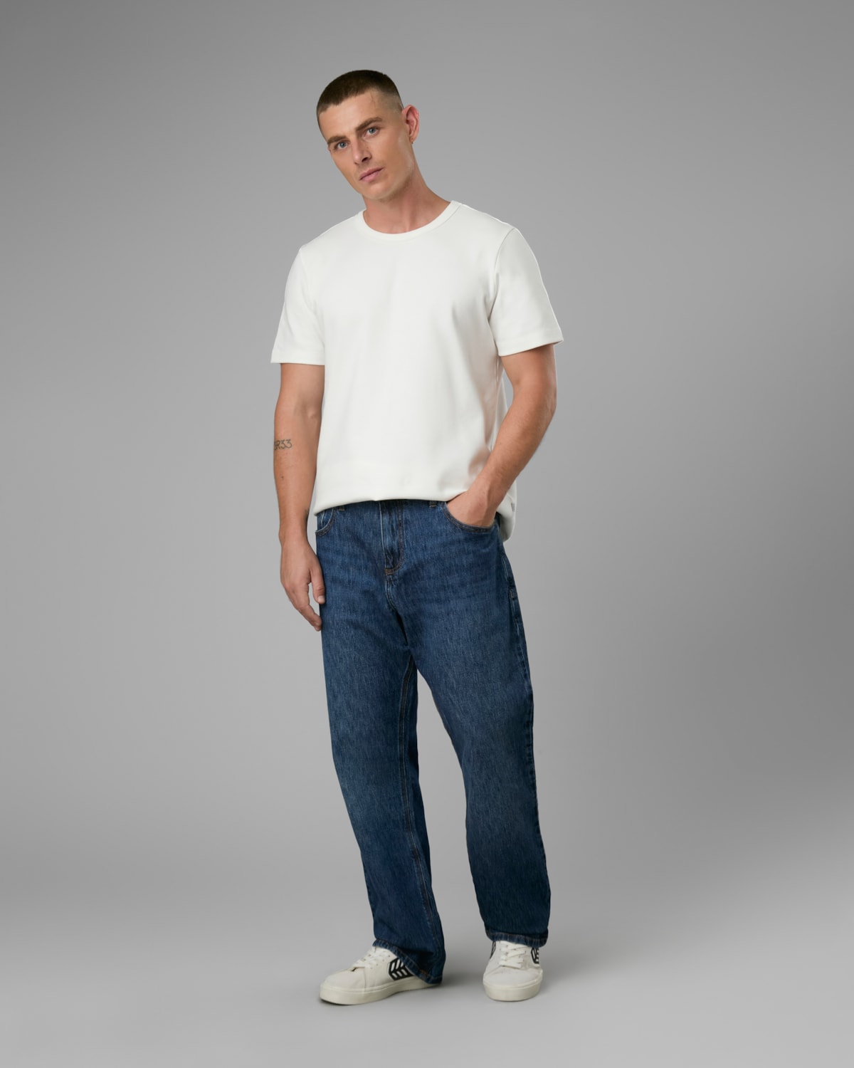 Calça Beta Jeans Taper Escura