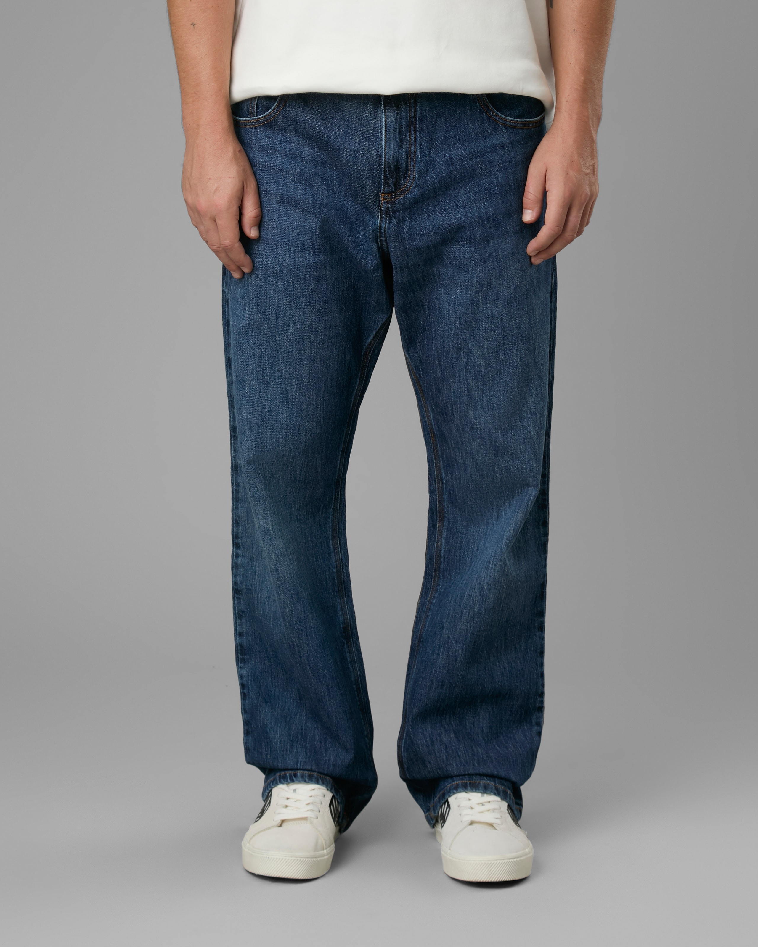 Calça Beta Jeans Taper Escura