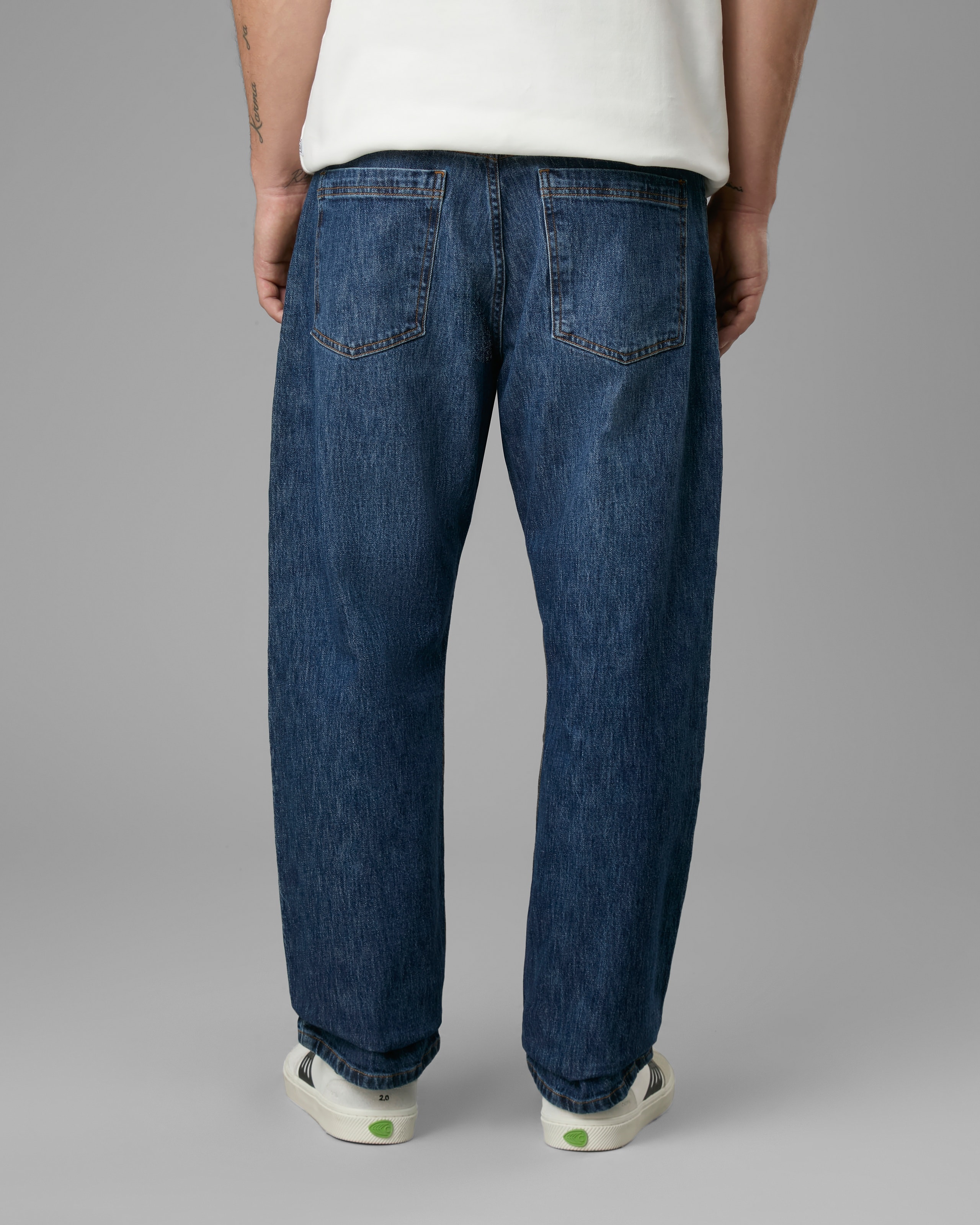 Calça Beta Jeans Taper Escura