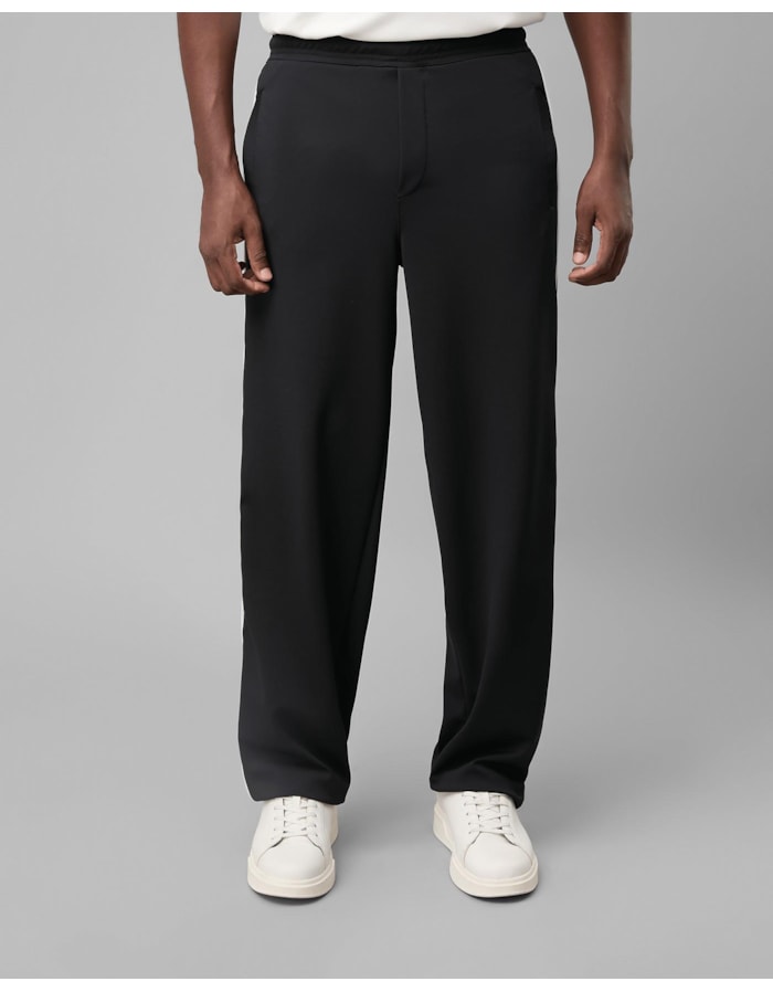 Calça casual esportiva repet-preto-p
