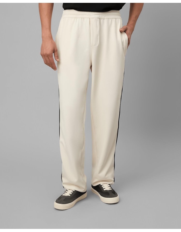 Calça casual esportiva repet-off white-m