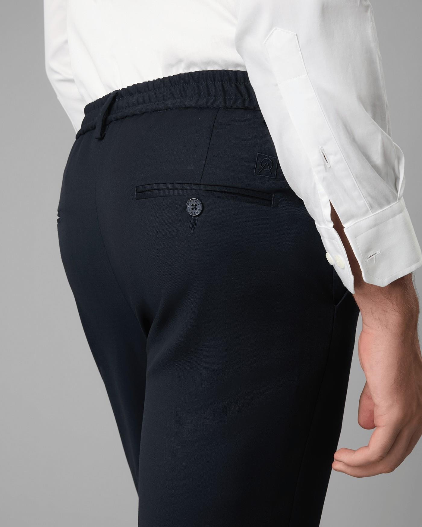 Calça Chino Lã Cós Meio Elástico