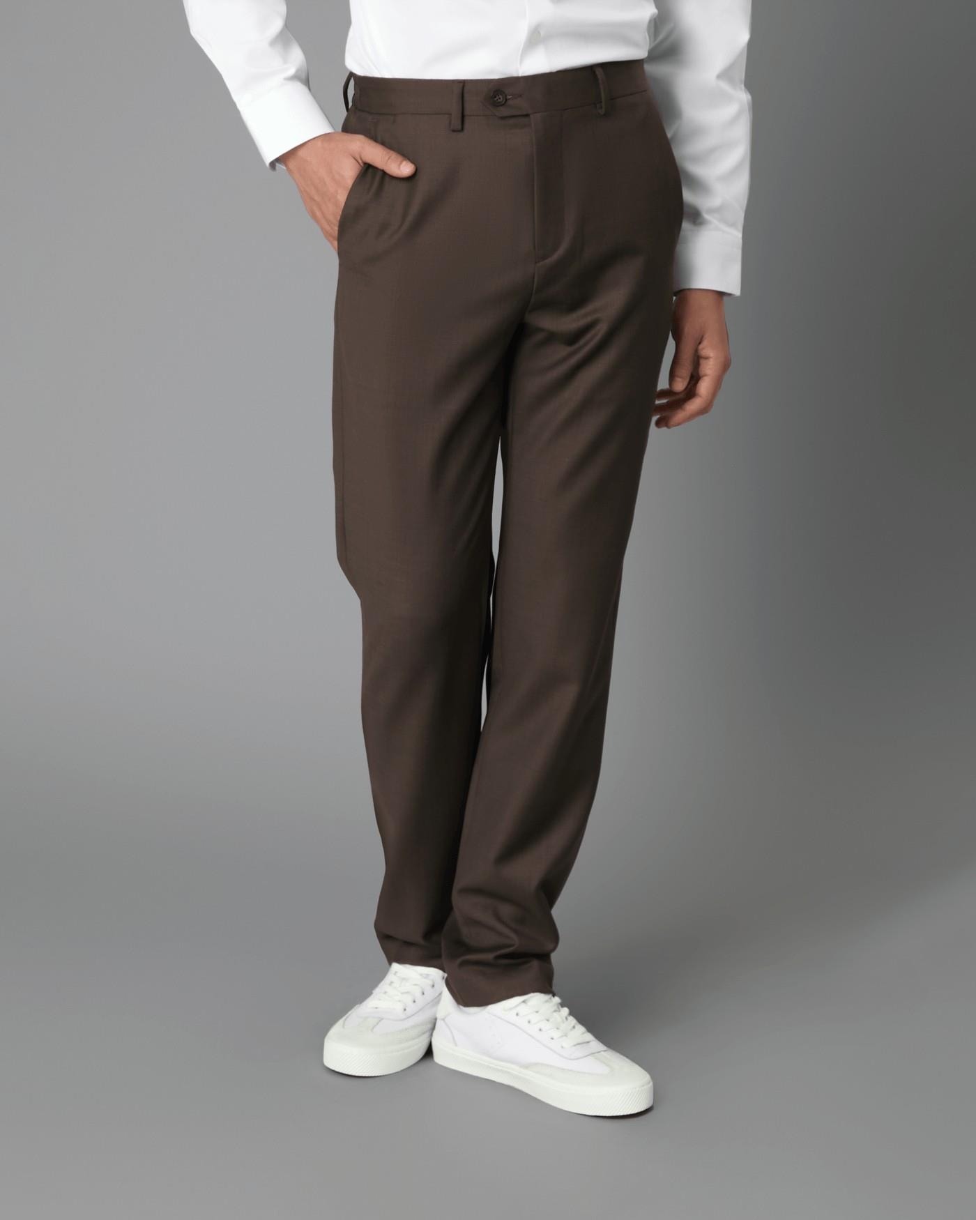 Calça Chino Lã Cós Meio Elástico