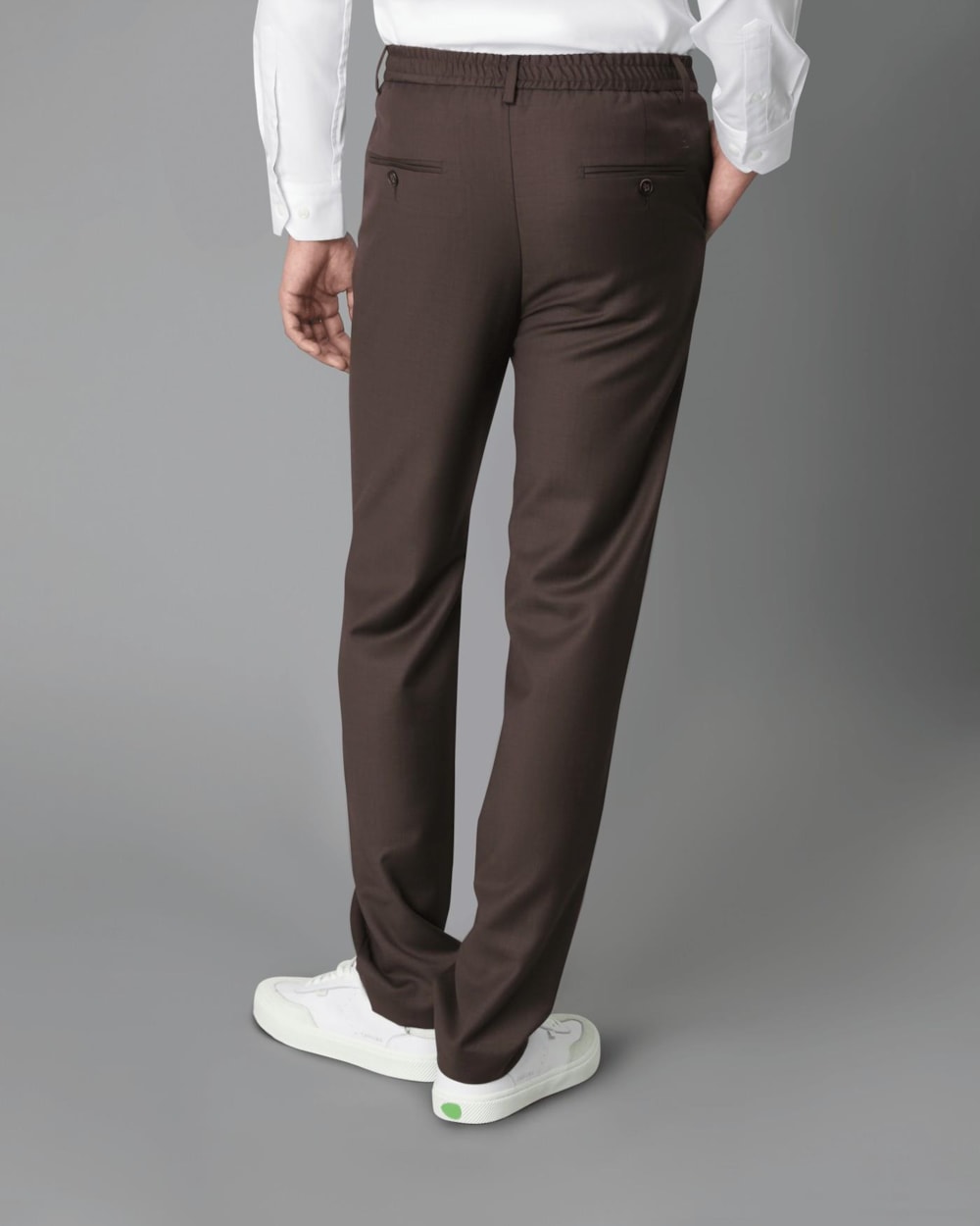 Calça Chino Lã Cós Meio Elástico