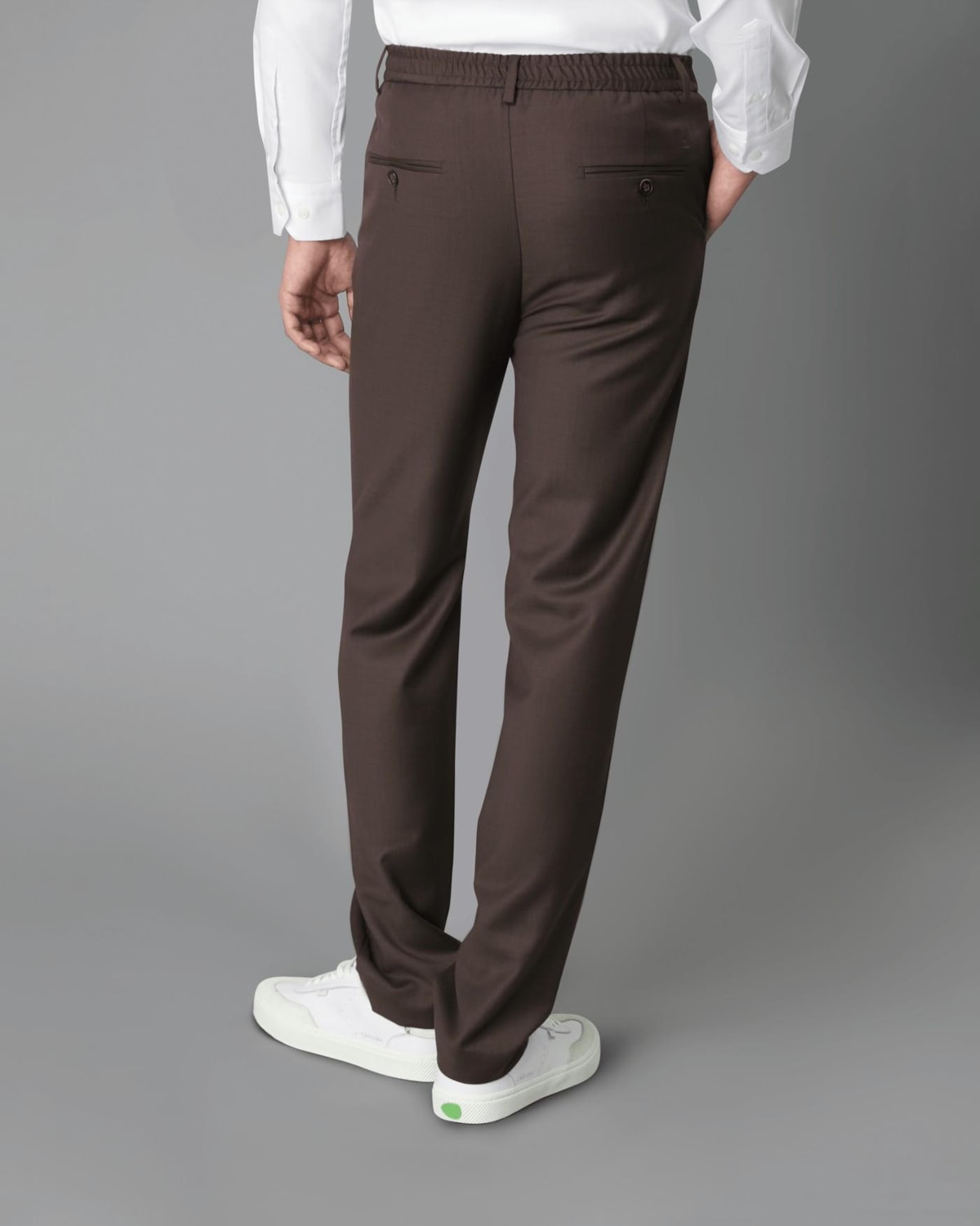 Calça Chino Lã Cós Meio Elástico