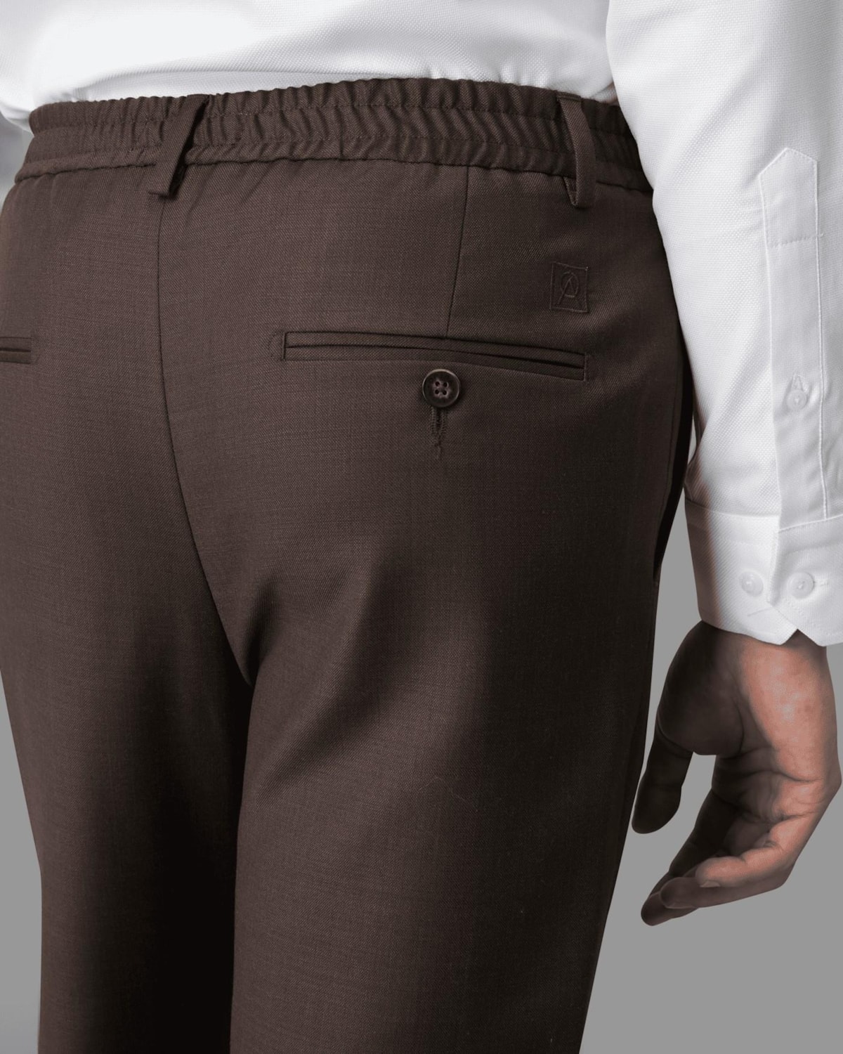 Calça Chino Lã Cós Meio Elástico