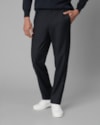 Calça chino lã cós meio elástico-cinza-38