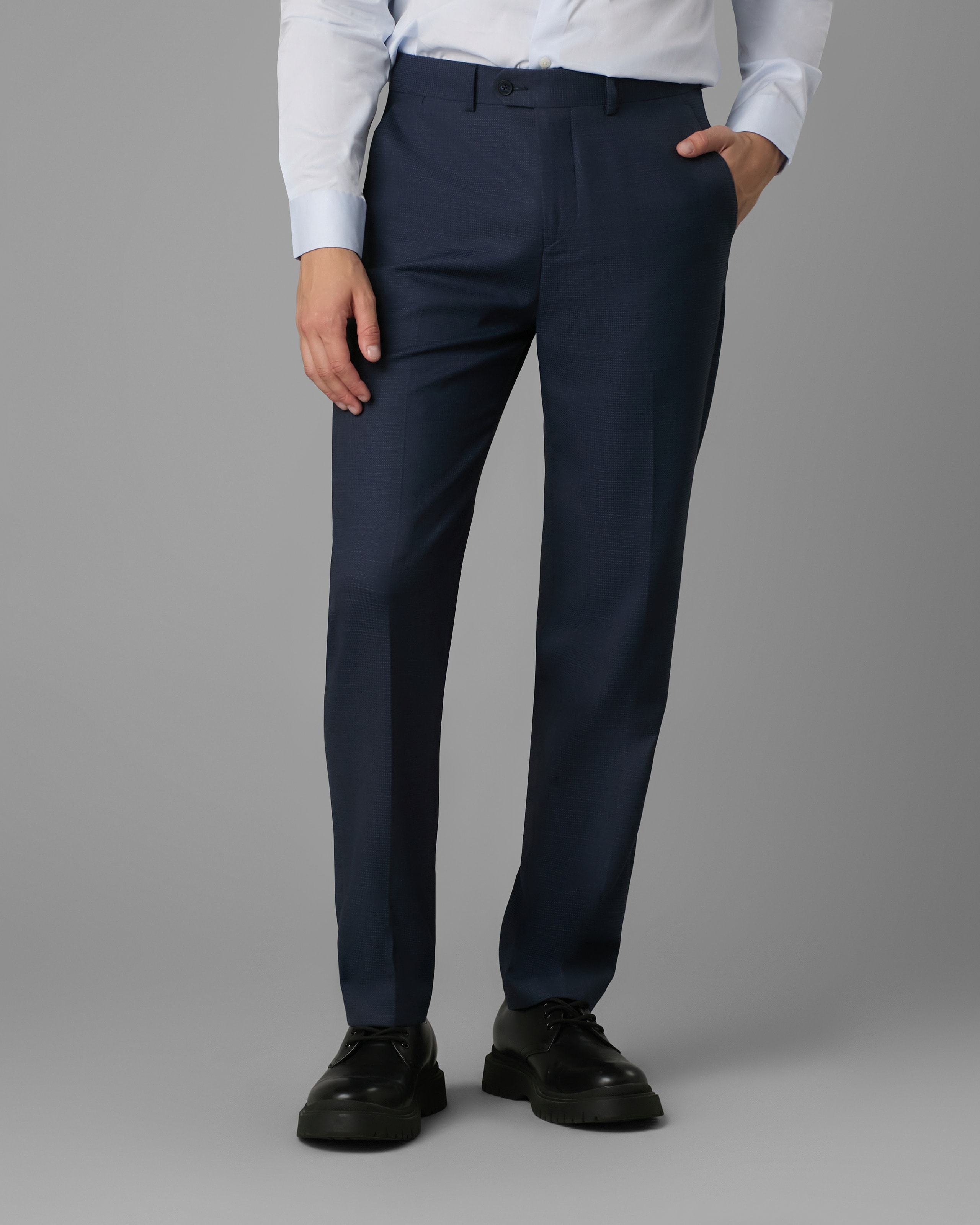 Calça Chino Lã Fria Textura