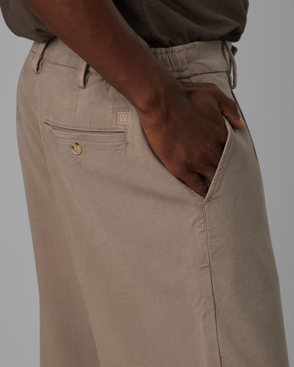 Calça Chino Liocel e Linho Elástico Lateral