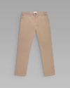 Calça chino reta-bege-36