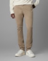 Calça chino sarja slim-bege-38