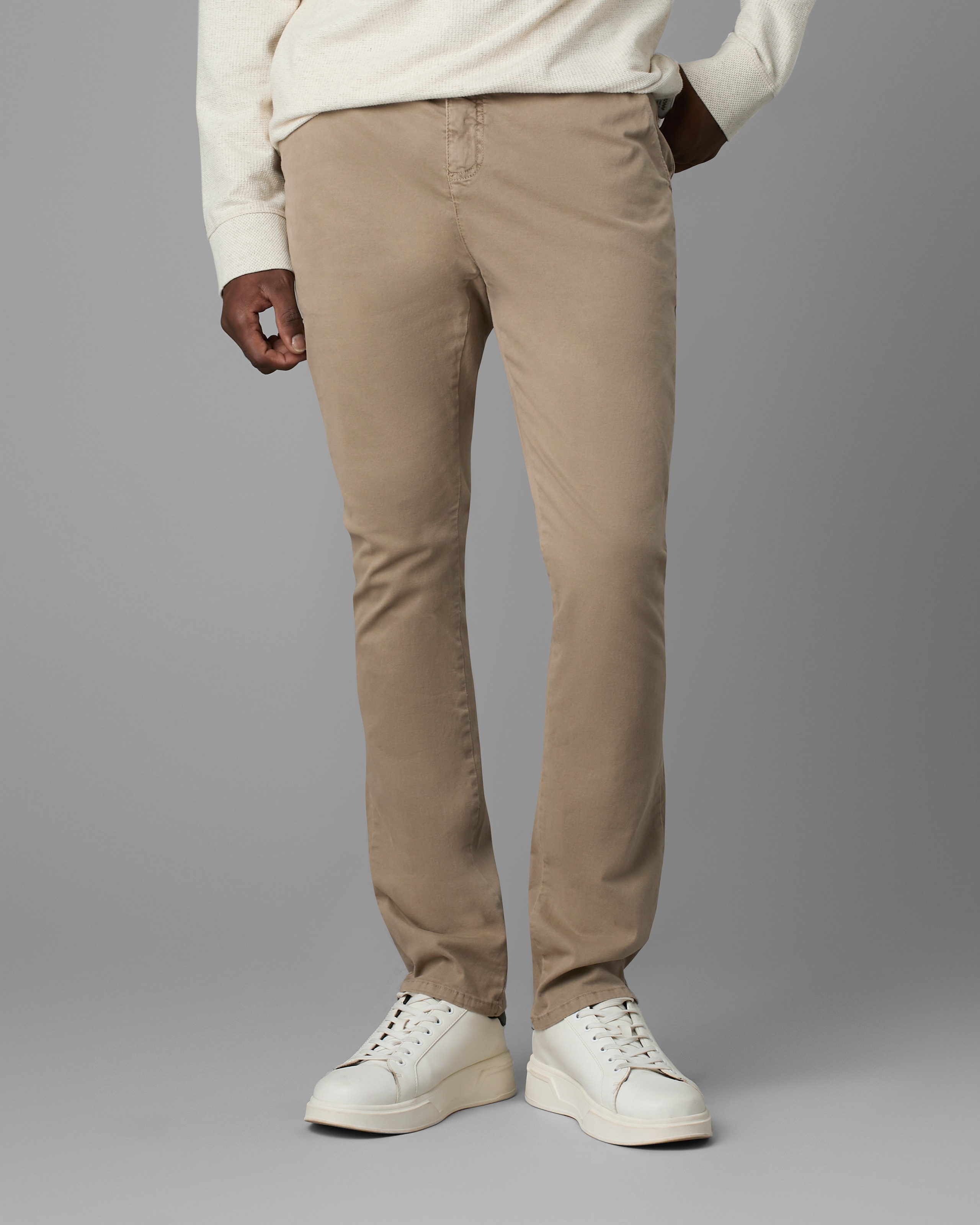 Calça Chino Slim Color Caqui