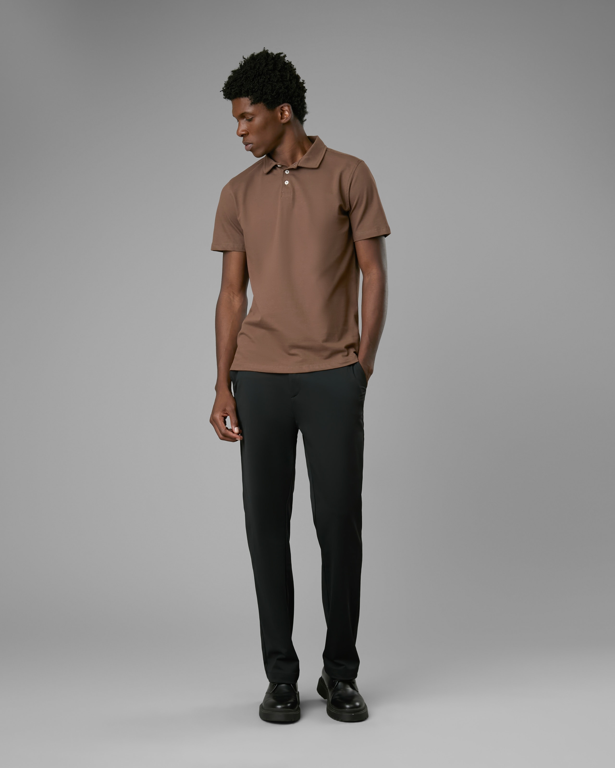 Calça Elástico Lateral Malha Max Preto