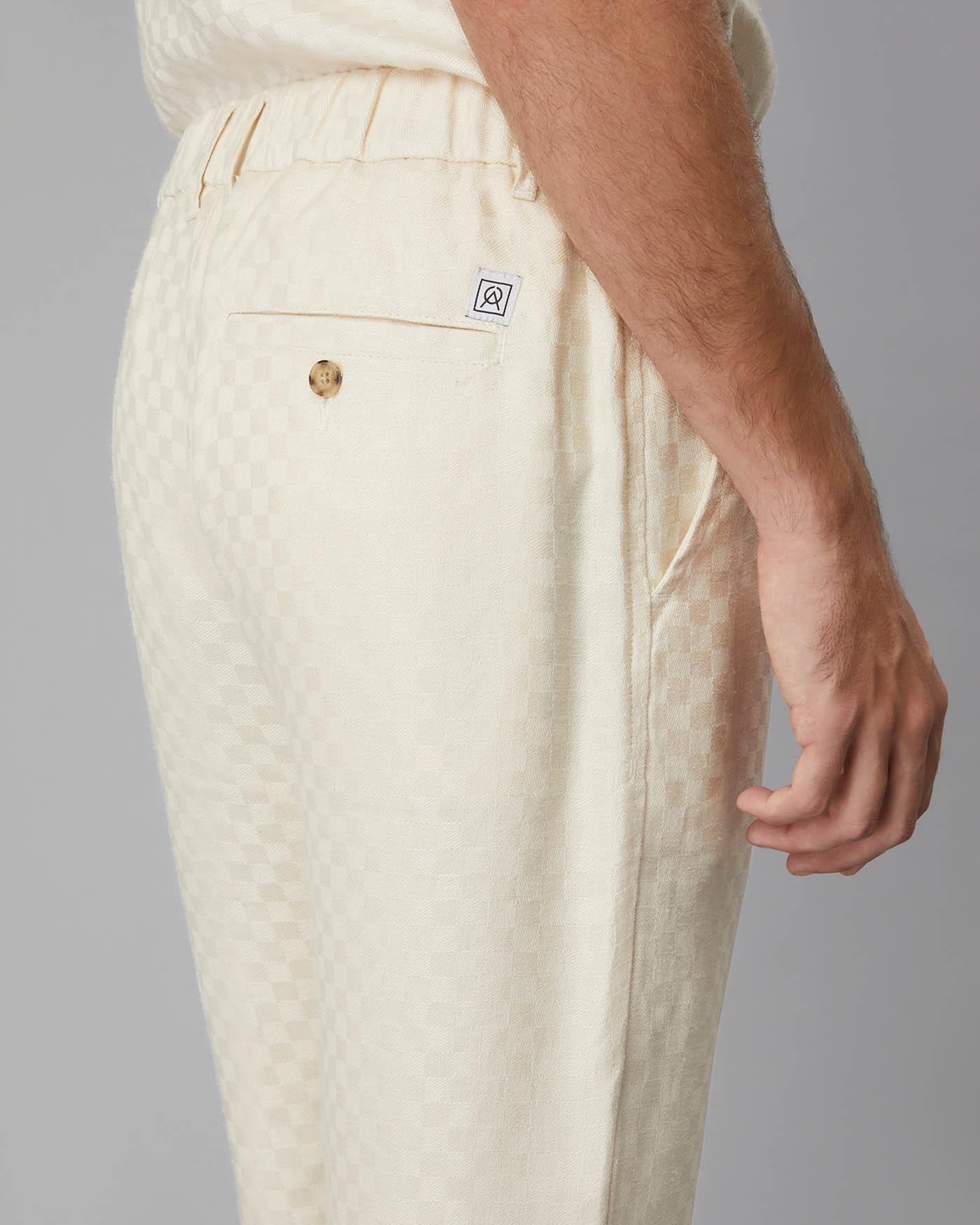 Calça Elástico Xadrez Ltda