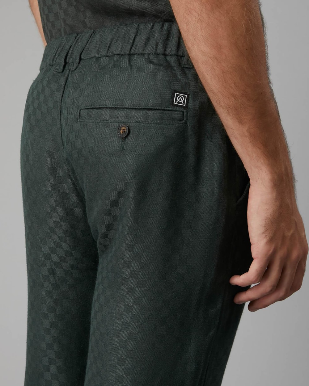 Calça Elástico Xadrez Ltda