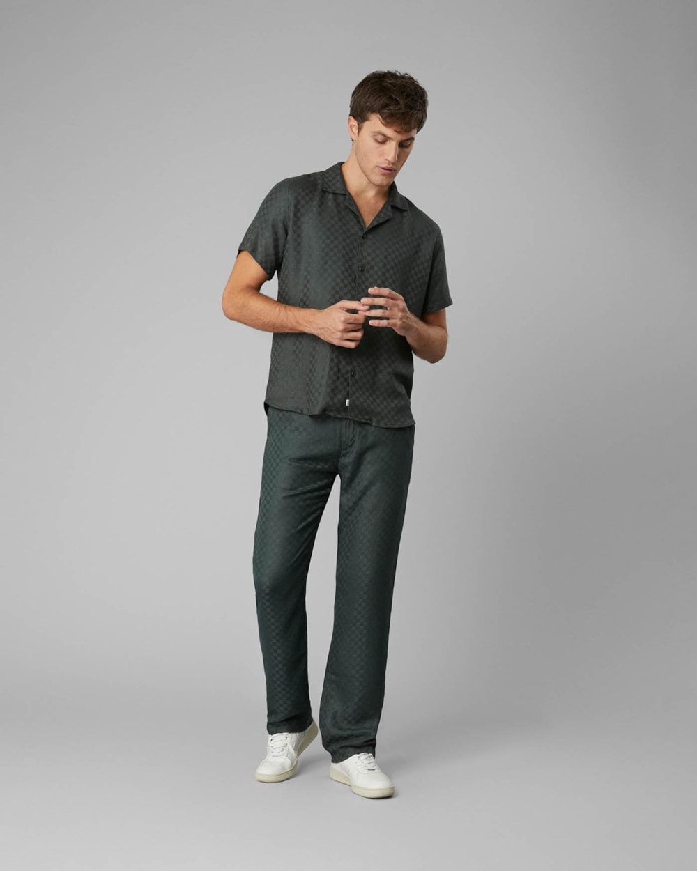 Calça Elástico Xadrez Ltda