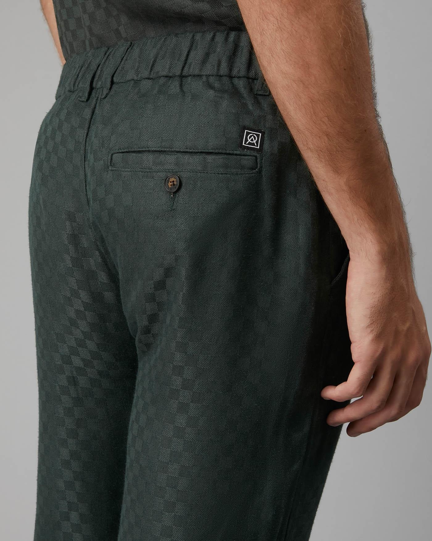 Calça Elástico Xadrez Ltda