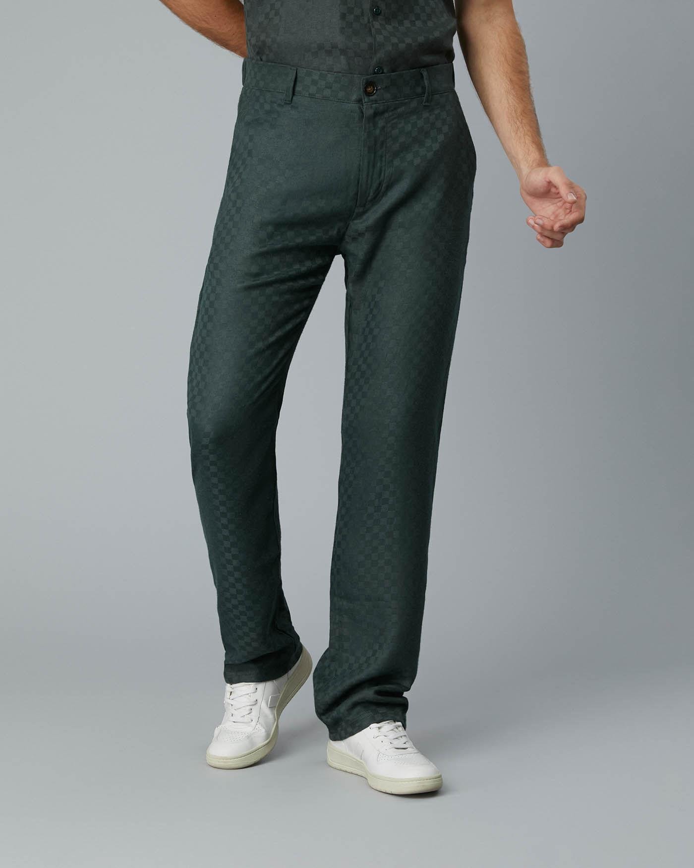 Calça Elástico Xadrez Ltda