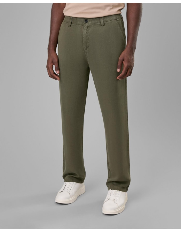 Calça liocel meio elástico-verde-44