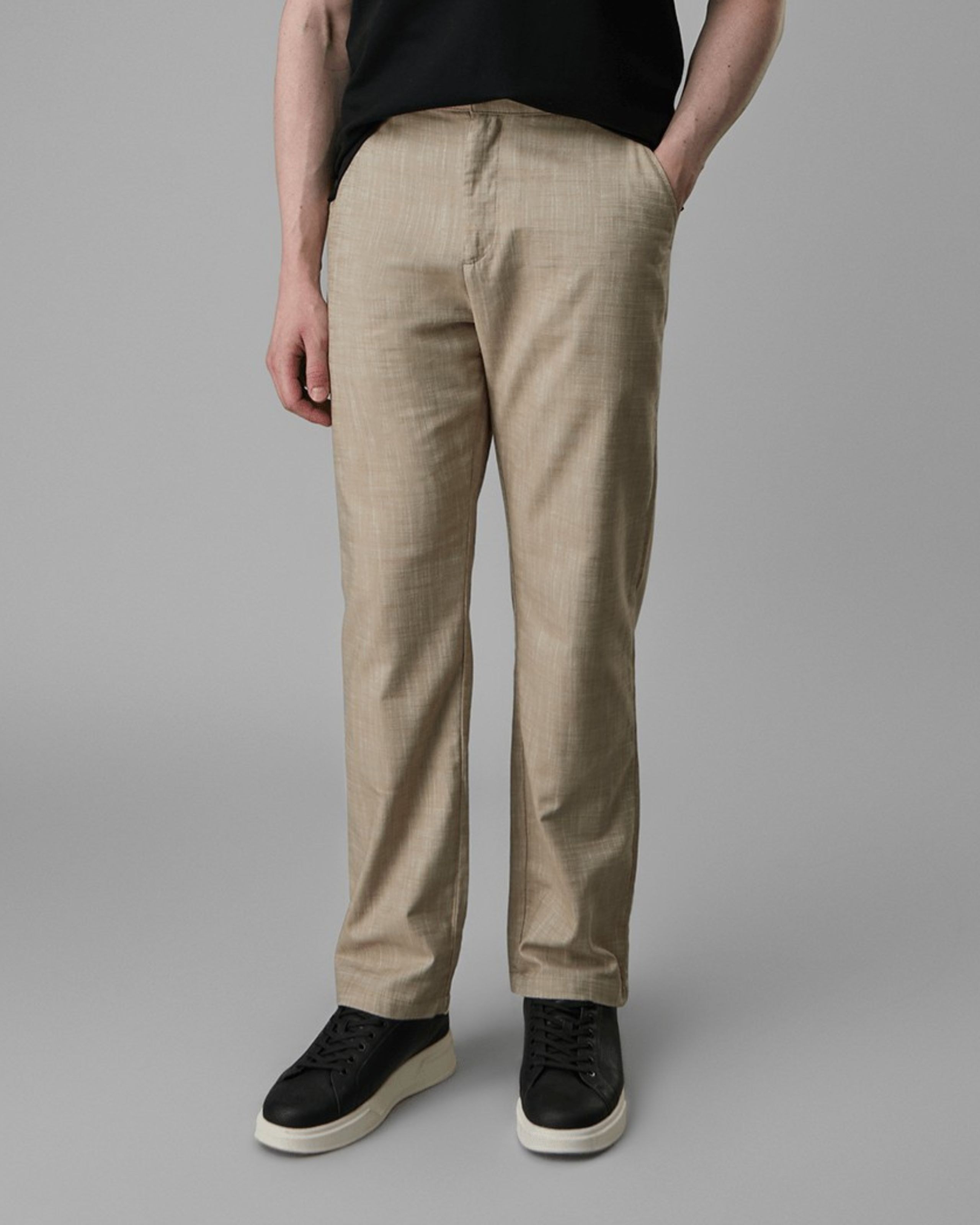 Calça Meio Elástico Algodão Orgânico