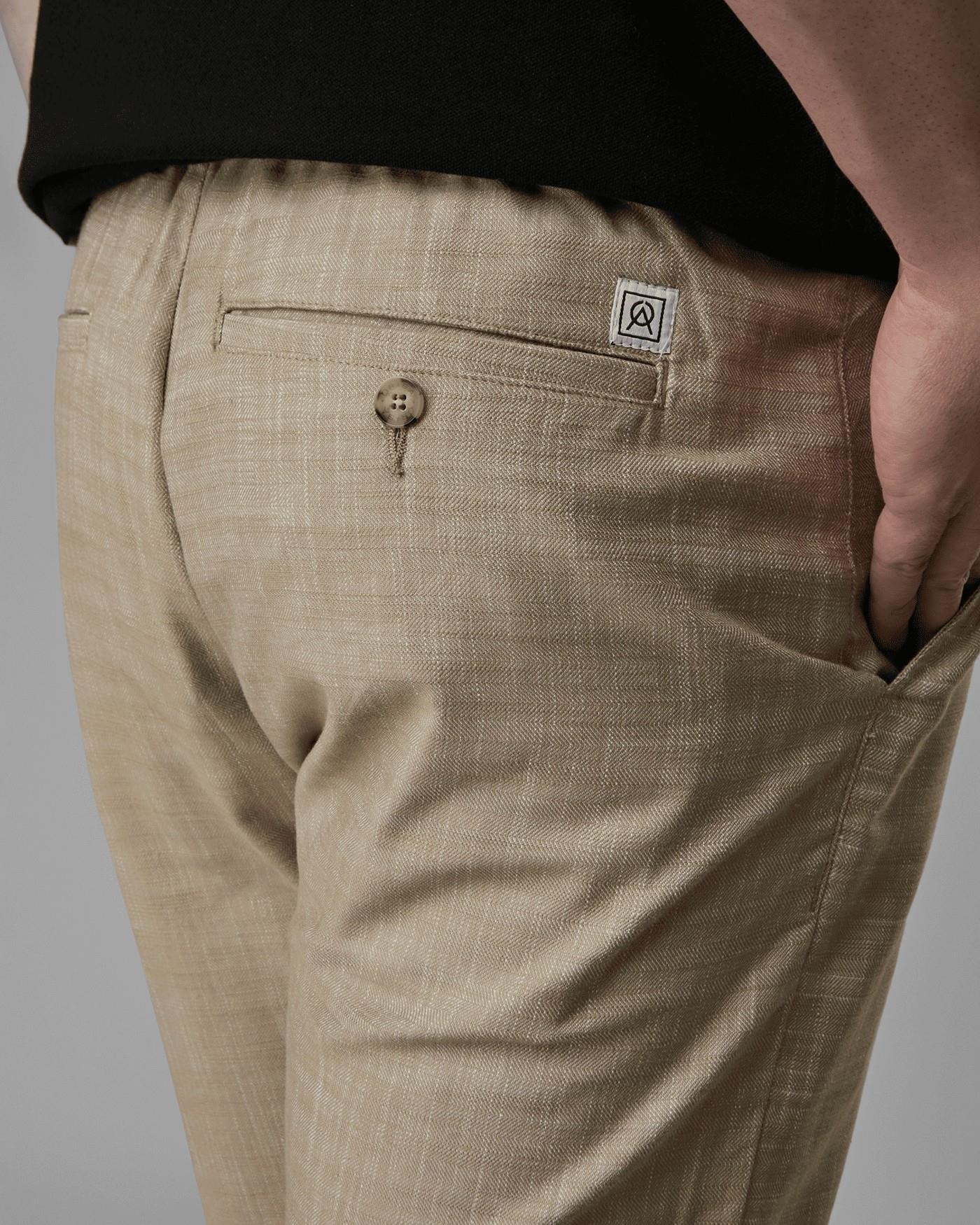 Calça Meio Elástico Algodão Orgânico