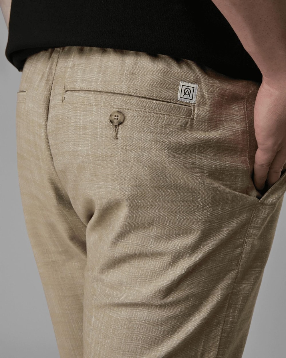 Calça Meio Elástico Algodão Orgânico