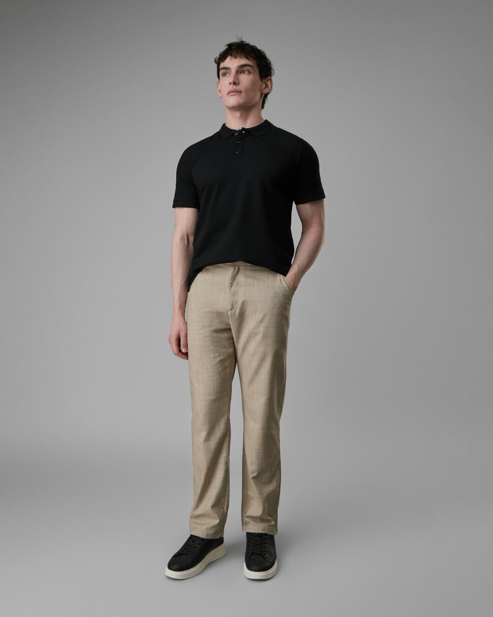 Calça Meio Elástico Algodão Orgânico