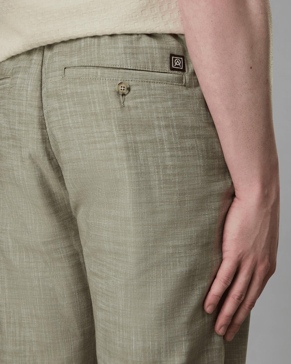 Calça Meio Elástico Algodão Orgânico