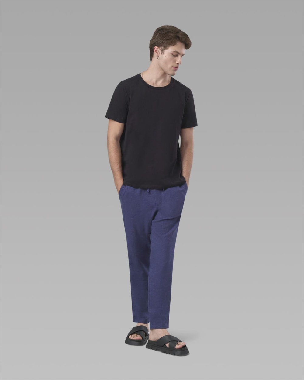Calça Modal Linho Cós Elástico