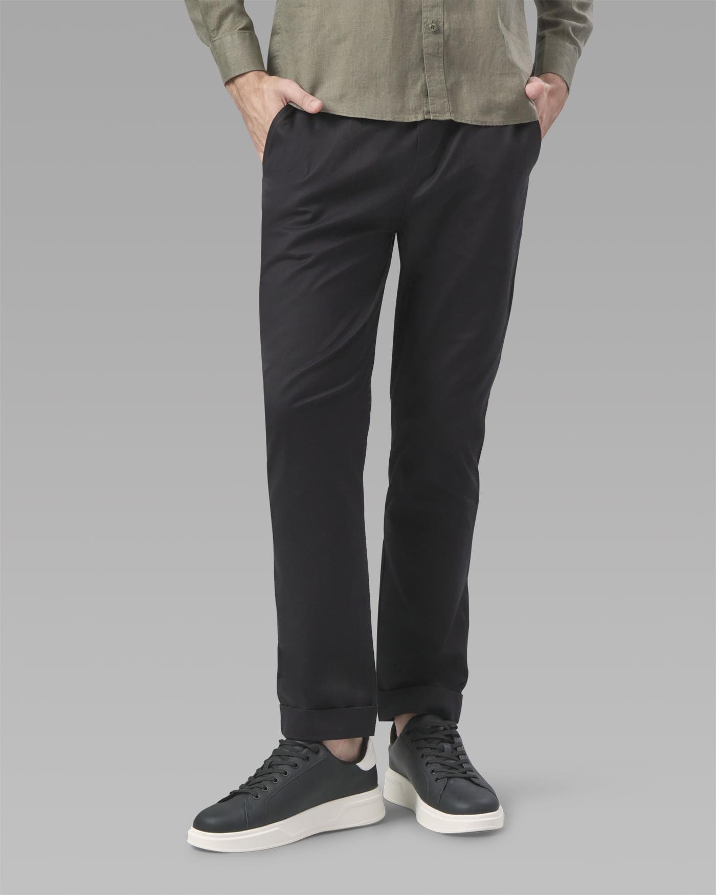 Calça Sarja Cós Elástico