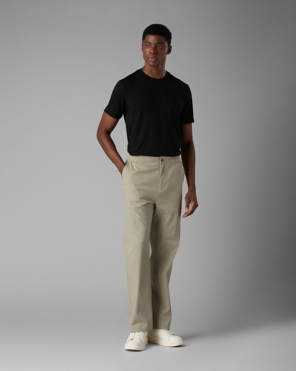Calça Textura com Elástico