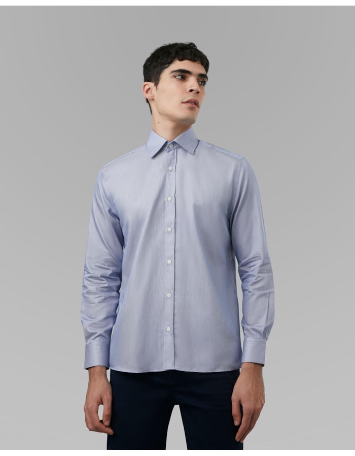 Camisa algodão egípcio-listrada-p