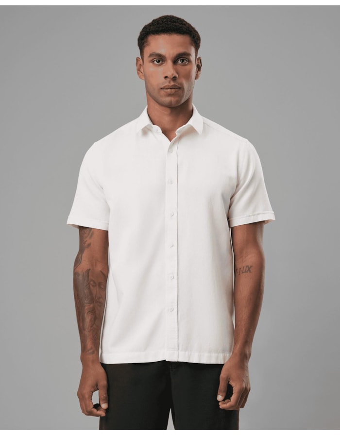 Camisa Algodão Reciclado Manga Curta