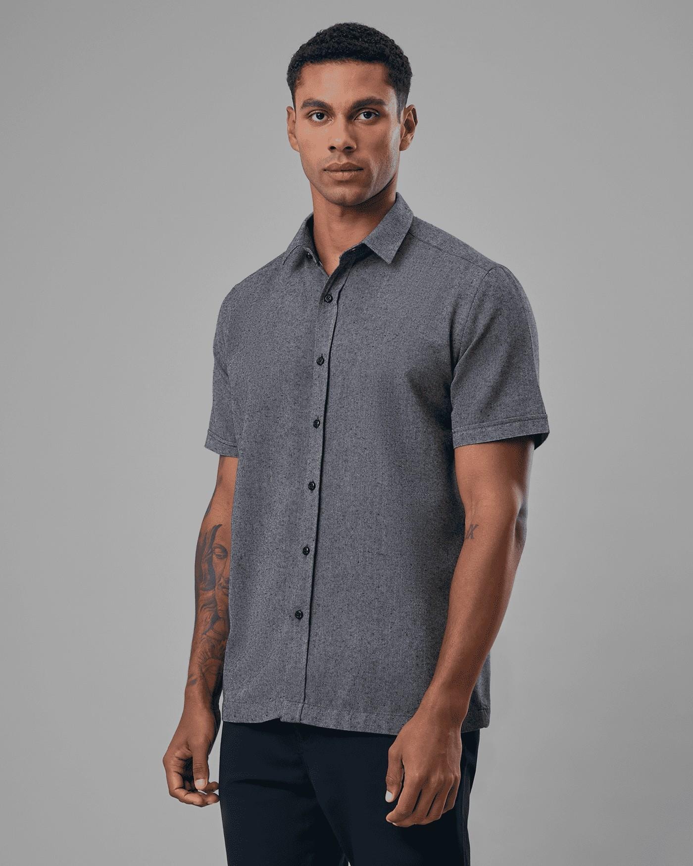 Camisa Algodão Reciclado Manga Curta