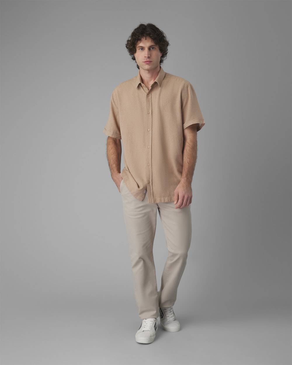 Camisa Algodão Reciclado Manga Curta