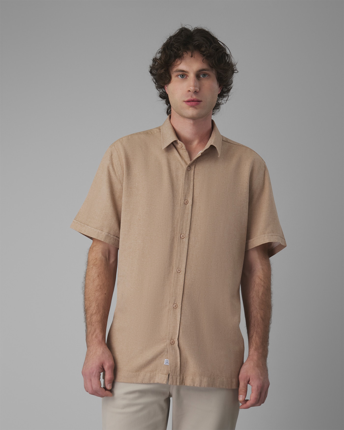 Camisa Algodão Reciclado Manga Curta