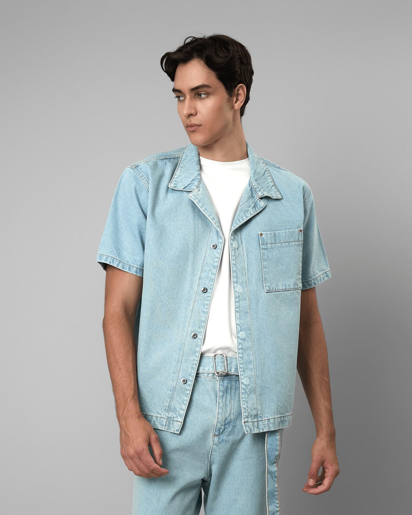 Camisa Algodão Regenerativo Manga Curta