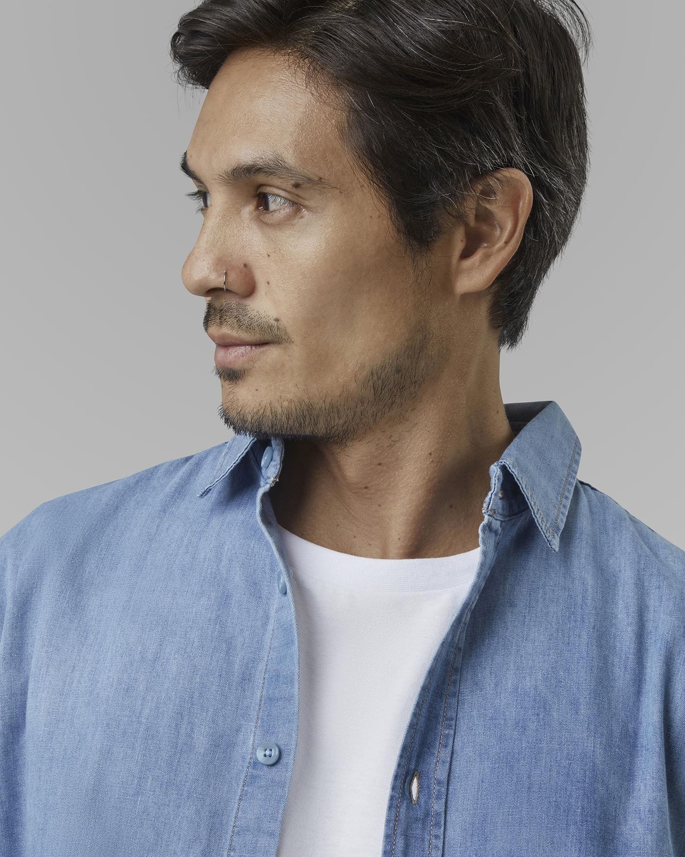 Camisa Beta Jeans Claro