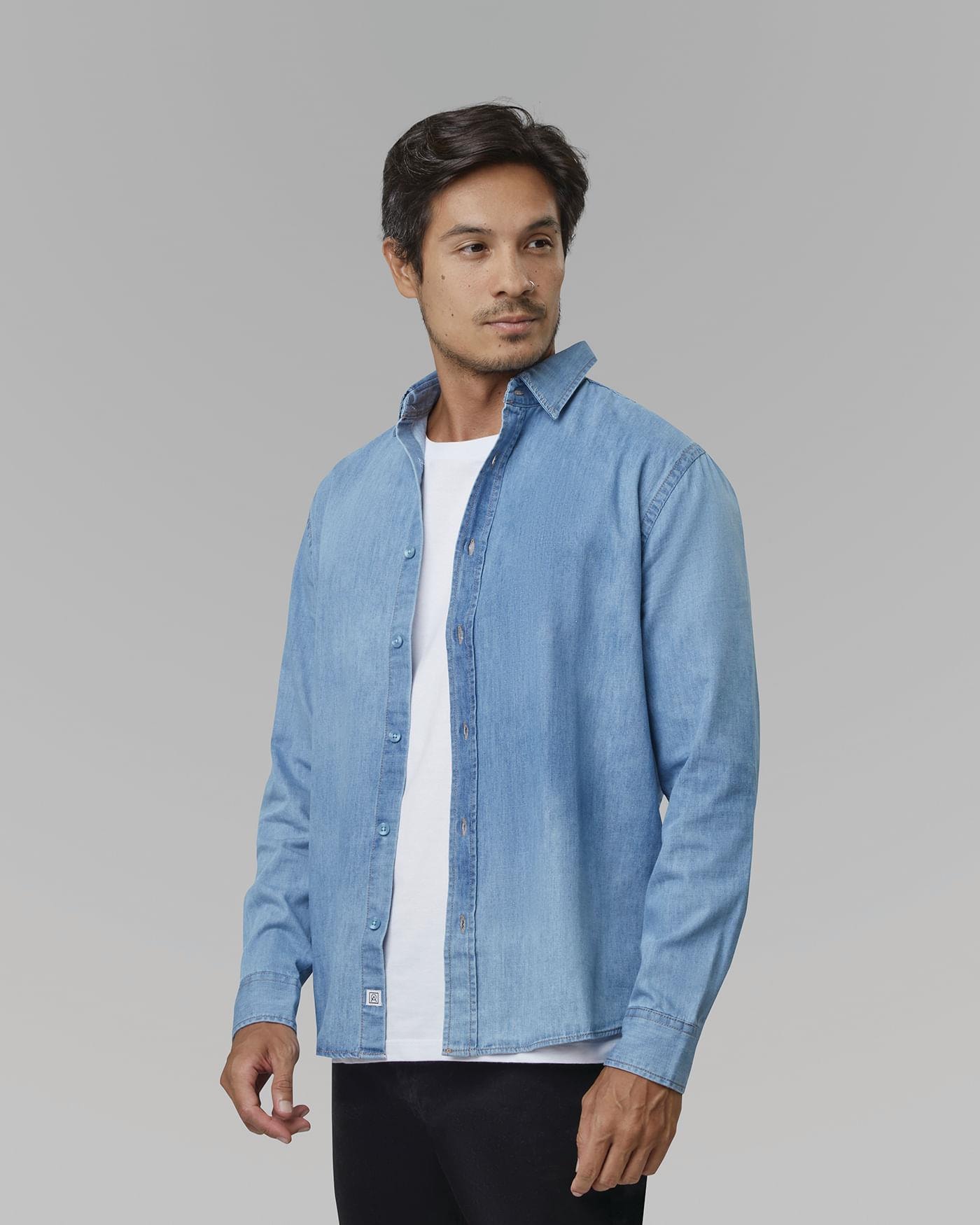 Camisa Beta Jeans Claro