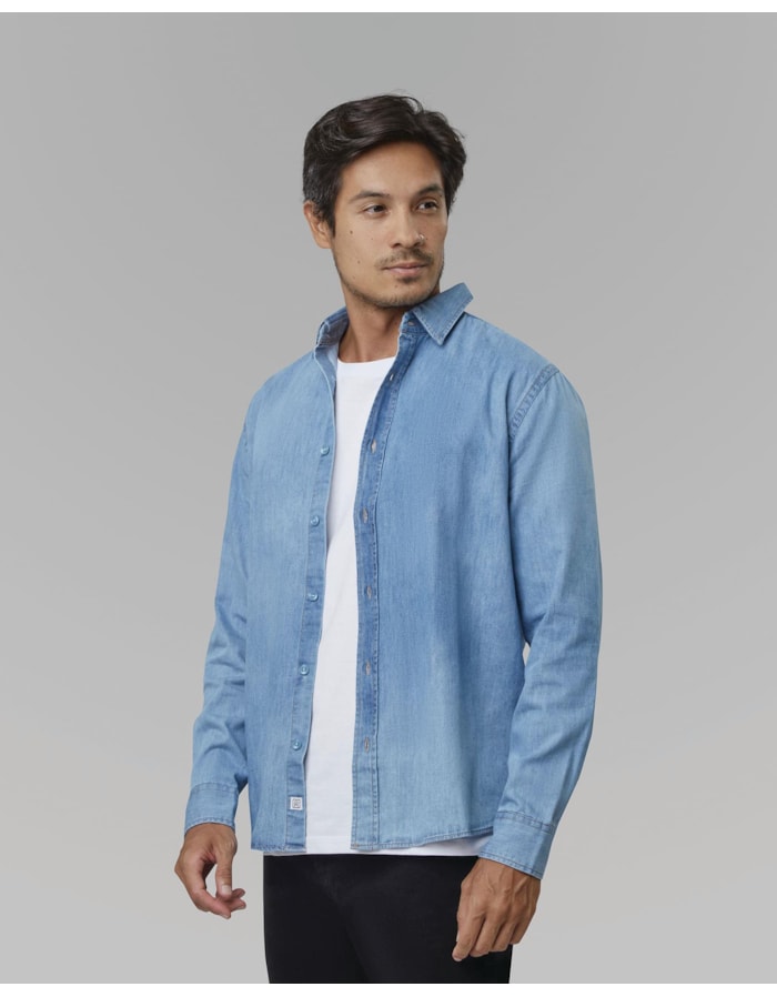 Camisa Beta Jeans Claro